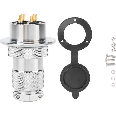 Connecteur prise aviation 30 mm adaptateur électrique équipement machine 4 broches (1/5)