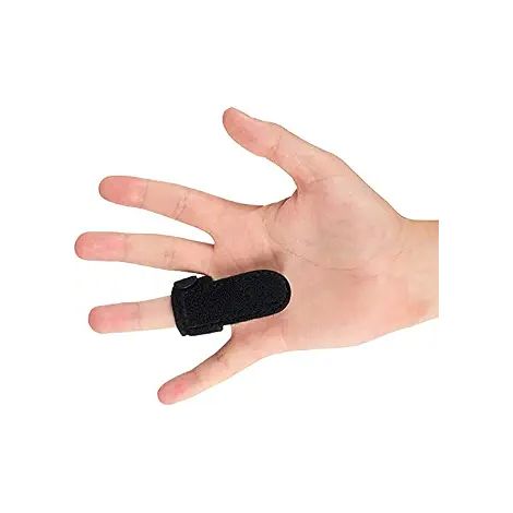 Attelle pour doigt à ressaut - support pour le majeur, corrige les mains fléchies et raides - bandage stabilisateur pour libérer le blocage tendineux de l'articulation du doigt (1/5)