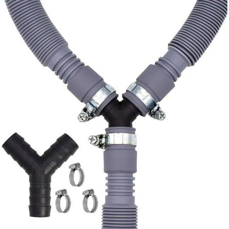 Pièces et raccords pour tuyaux arrosage Distributeur en Y bidirectionnel 3/4 in (19 mm) pour tuyau évacuation, (1/4)