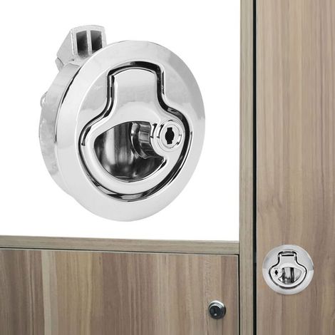 Loquet marin trappe de bateau verrou de trappe de bateau marin Anti-corrosion RV fermeture serrure de sécurité avec clés (1/4)