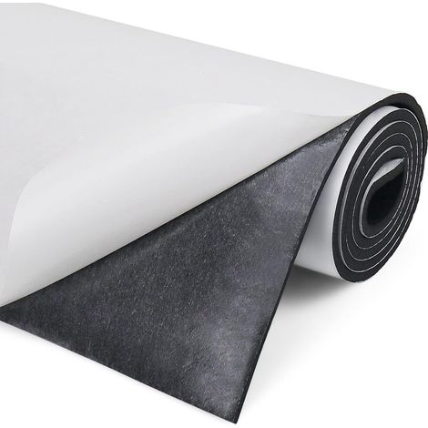 Plaque de mousse auto-adhésive multifonction en mousse (Noir, 300mm X 3mm X 1.5m) (1/5)