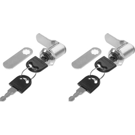 Cadenas Balacoo Lot de 2 pour armoire, boîte aux lettres, bureau