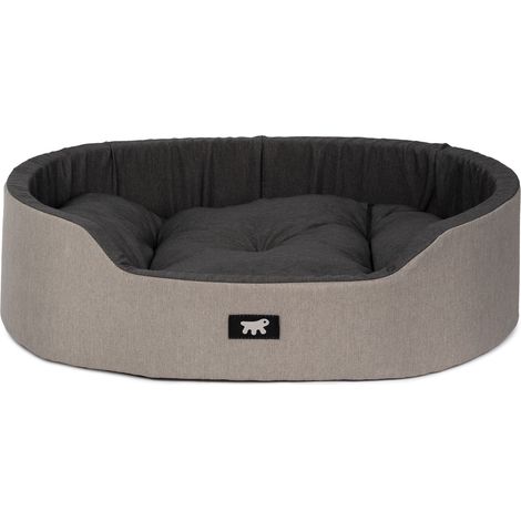 Ferplast DANDY COLOURS Ferplast Lit d'intérieur pour chien et chat, en coton avec coussin amovible DANDY. Variante 65 - Misure: 65 x 46 x h 17 cm - Marron