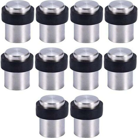 10 fermaporta da pavimento in acciaio inox da 4,5 cm, fermaporta, fermaporta - Crezuo (1/4)