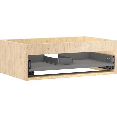 Mexen Box-A Korpus des Waschtischunterschranks 70 cm, 1 Schublade, Eiche - 91AX0-0700-235-1-81 (1/4)