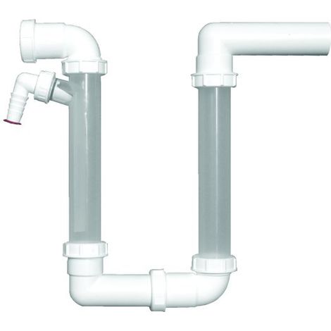 HL136.2 Kondensatsifon DN40 m. transparenten Standrohren
