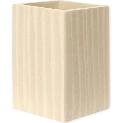 AQUASANIT Cool bicchiere poliresina legno chiaro codice prod: QE3100LE