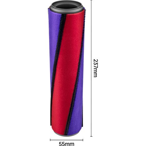 Compatible with accessories for Dyson V7, V8, V10, V11 and V15 vacuum cleaners: soft roller brush for carpets. (1/4)
