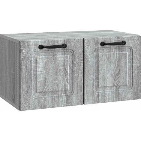 Maison Exclusive - Mobile Porta TV da Muro Grigio Sonoma 59,5 x 31 x 30 cm (1/5)