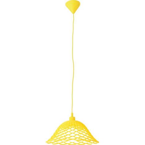 Naeve Cera Plafonnier suspendu dôme jaune 1xE27 (1/4)