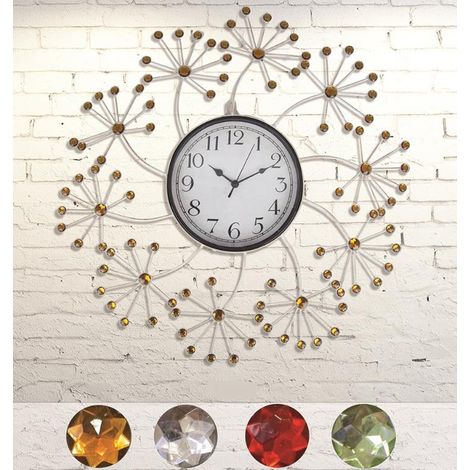 Orologio da Parete Alissa con Rubini 60 cm Vari Colori (1/2)
