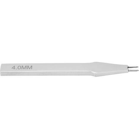 Perforatrice ronde en cuir, ciseau à lames, acier, outil de perçage pour la couture, le bricolage et les travaux manuels, 4 mm, 2 dents (1/5)