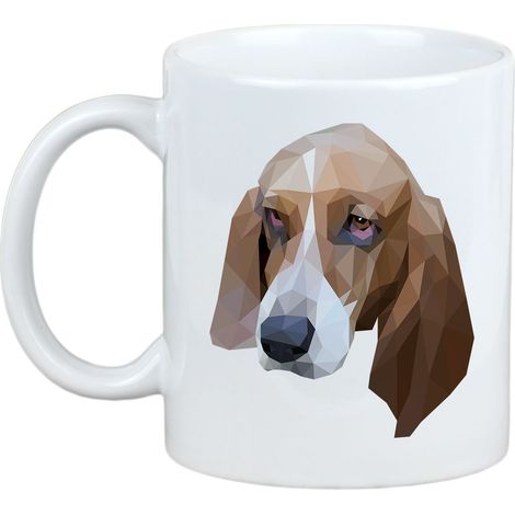 Basset Hound - tazza con foto e scritta cane geometrico Art-Dog (1/5)