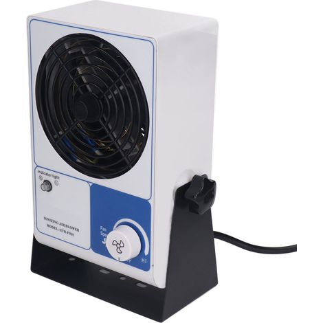 Souffleur d'air ionisant de bureau, industriel, antistatique, dépoussiéreur, ioniseur ESD réglable pour lignes de production, prise UE 220-240 V (1/5)