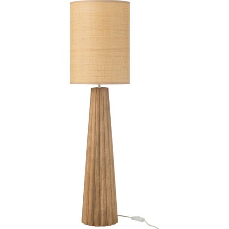 Lampe à Poser Parapluie en Bois "Ailanthus" 100cm Naturel