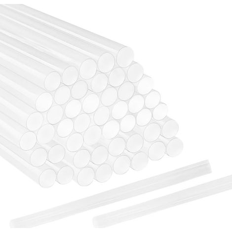Paquet de 70 Bâtons de colle chaude taille,11mm x 150mm, bâtons de pistolet à colle chaude transparents pour la décoration de festival de réparation bricolage (1/5)