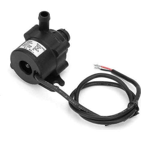 Pompe à eau submersible miniature sans balais DC 12V 350L/heure avec interface USB, refroidie par eau, compatible avec les aquariums, les fontaines, les jardins, etc. (1/5)