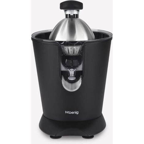 Hkoenig AGR82 presse-agrumes électrique noir mat acier inox