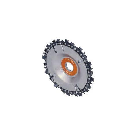 Disque à sculpter le bois 4 pouces, 22 dents, durable, pour meuleuses d'angle, orange (1/5)