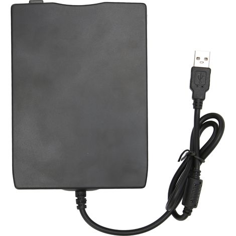 Ultradünnes und geräuschloses 3,5-Zoll-USB-1.1/2.0/3.0-Diskettenlaufwerk, kompatibel mit 1,44 MB 2HD-Disketten für Laptop/PC. (1/5)