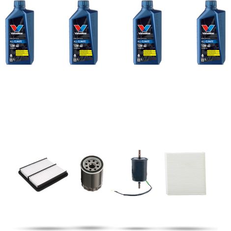 Kit tagliando 4 FILTRI e 4L OLIO compatibile con Dr 4 1.6 Lpg 84kw dal 2017