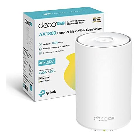 TP-Link Deco X20-4G Dual-band 2.4 GHz/5 GHz Wi-Fi 6 Bianco 3 3G 4G Interno (1/4)