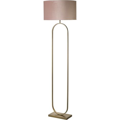 Lampadaire Modish bronze avec teinte rose - EU95102PI