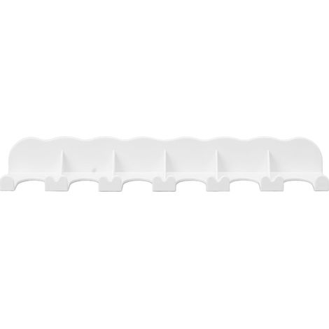 Porta sacchetti per alimenti in ABS, organizer a 6 fori per bottiglie di yogurt, coperchio rotondo a forma di elicottero.