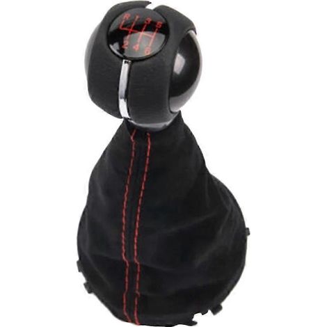 Pommeau de levier de vitesses manuel avec soufflet en cuir pour Mini Cooper F55 F56 F57 F54 F60 R (1/4)