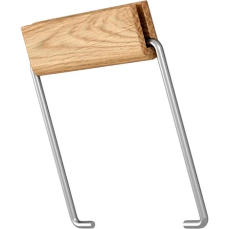 Porte-papier toilette, organiseur de papier étagère cuisine, argent (1/5)