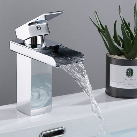 Stainless steel black painted square washbasin with single-hole hot and cold water faucet, bathroom vanity, washbasin with splash-proof design - electroplated low model, pipe not included.