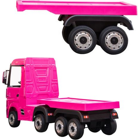 Remolque para vehículos eléctricos HL358 Mercedes Scania Actros Rosa
