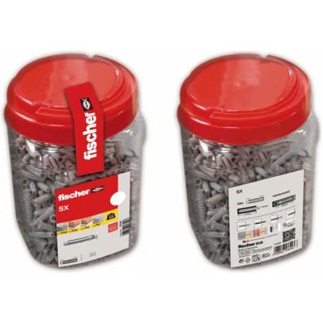 Cheville fischer sx nylon 8 mm 40 mm 400 pièces (1/2)