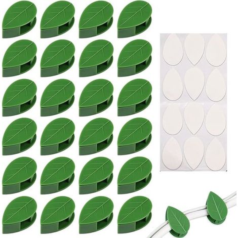 Pflanzenclips für die Wand Grüne Pflanzenhalterung Wandbefestigung für Pflanzen Kletterpflanzenclips für den Garten Pflanzenstütze 50 Stück (1/5)
