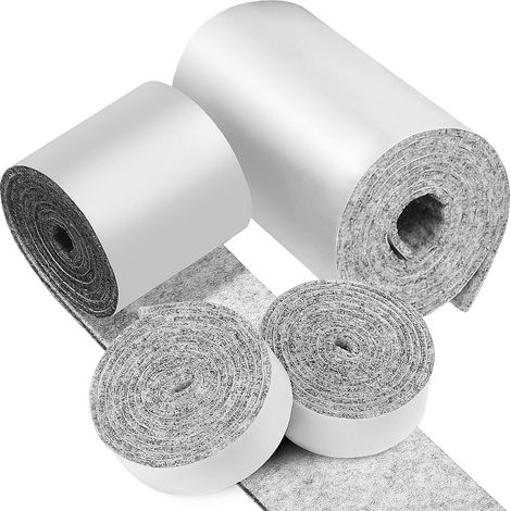 4 rouleaux de bandes feutre autocollantes pour pieds meubles et table, (1/5)