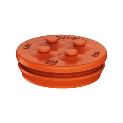 Spelsberg Racor de doble membrana, M32, naranja puro, Tipo de protección IP66, sin halógenos, 26063301