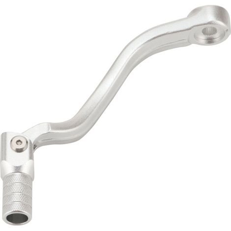 Levier de vitesse pliable, usiné CNC/forgé, blanc argenté, compatible avec les pièces de protection contre les chutes pour motos tout-terrain KTM Husqvarna GASGAS. (1/5)