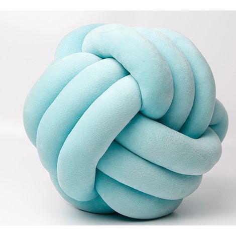 Coussin rond en peluche, décoration pour chambre d'enfant, jouet anti-stress en peluche (menthe) (1/5)