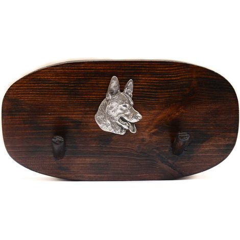 Bouvier des Flandres - gancio per accessori, gancio per medaglie con un cane, ganci per chiavi di Art-Dog (1/5)