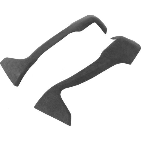 Poignée de porte intérieure garniture accoudoir en daim pleine fleur ajustement pour Subaru BRZ 2013-2020 Gris foncé (1/5)