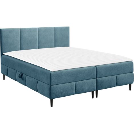 Cama continental Rivus I, Coral 10, Doble, Continental, 200x200, Tapiz, Somieres, 202x206x88cm