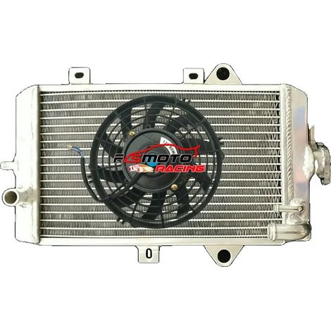 Radiador y ventilador de aluminio, construcción duradera, sistema de refrigeración eficiente, ajuste perfecto. (1/5)