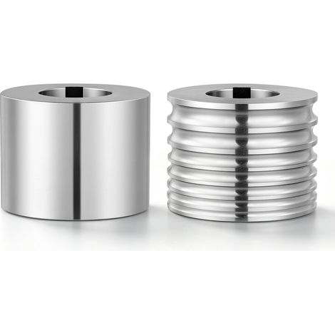 VEVOR 2 Rodillos de Repuesto para Máquina de Laminación de Joyas 7 Tamaños, Recambio para Laminadora para Fabricar Anillos Pulseras de Oro Plata, 1 Plano y 1 Semicircular, 2/2,5/3/3,5/4/5/6 mm, Acero