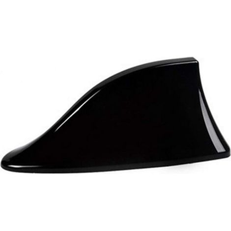 Antenne aileron de requin en plastique ABS pour toit, universelle pour la plupart des voitures - Noire