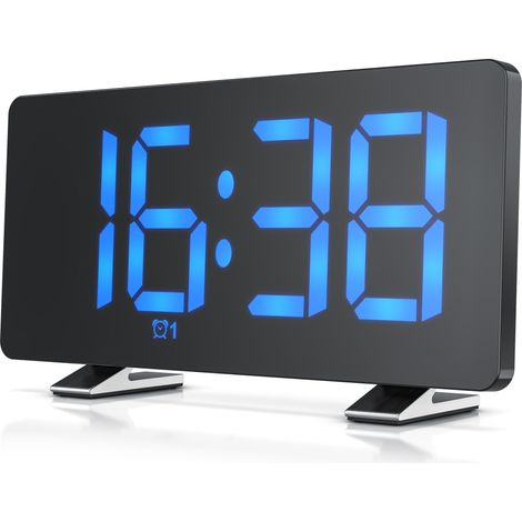 BEARWARE Radiowecker, Digitaler Radio Wecker mit Autodimmer, Snooze, 15 FM Radiospeicher (1/5)