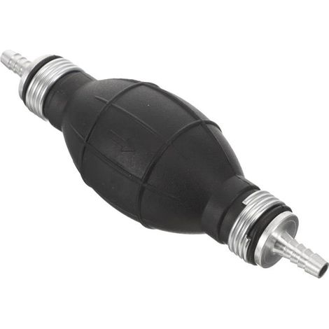 Pompe à Carburant Manuelle 6 Mm en Caoutchouc et Aluminium – Poire D'amorçage Clapet Anti-retour – Transfert Essence Bateau Voiture (1/5)