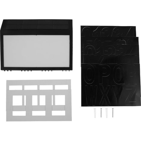 Lampe solaire Unomor pour numéro de maison éclairage LED (1/5)