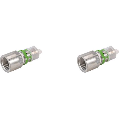 COMAP Manchon à sertir métallique femelle à visser pour tubes multicouche - 16x2-3/4 - Raccords MultiSkin - Vendus par 2 - 7270GW1634