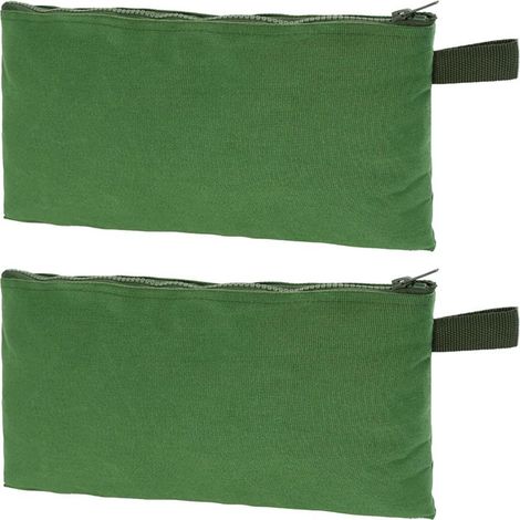 Lot de 2 sacs à outils portables en toile multi-usages pour professionnels et bricoleurs (1/5)