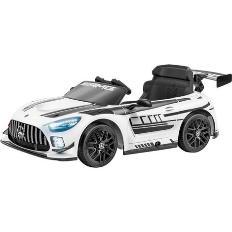 Globo Coche Eléctrico Mercedes AMG GT3 12V Blanco con Radiocontrol 2,4 GHz (1/5)